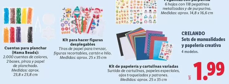 Crelando - Set De Manualidades Y Papelería Creativa