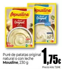 Mousline - Pure De Patatas Original Natural O Con Leche