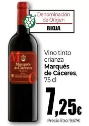 Marqués De Cáceres - Vino Tinto Crianza