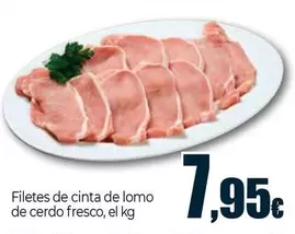 Filetes De Cinta De Lomo De Cerdo Fresco