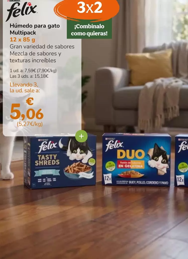 Felix - Humedo Para Gato Multipack