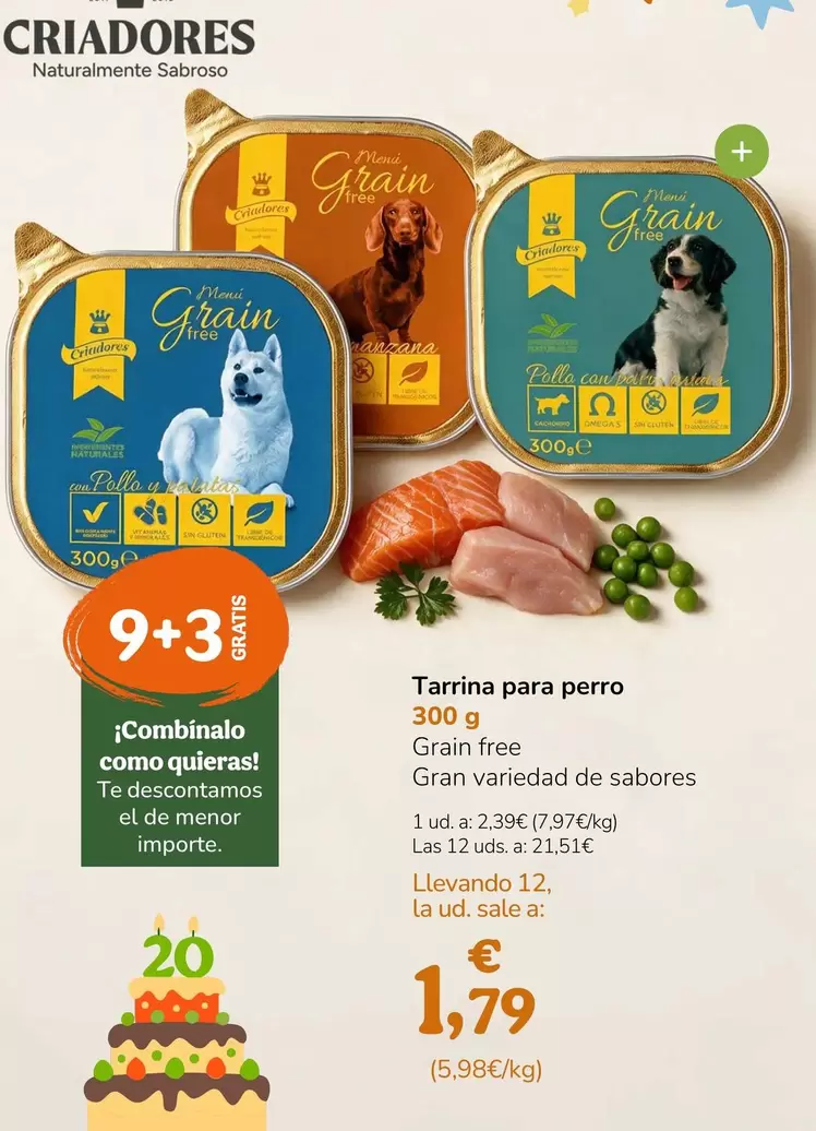 Criadores - Tarrina Para Perro
