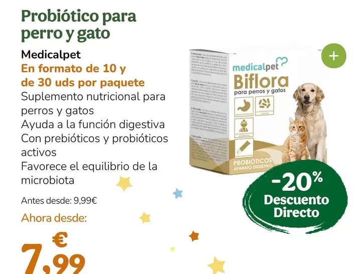 Medicalpet - Probiotico Para Perro Y Gato