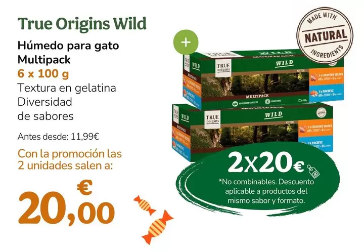 Origins - Wild Húmedo Para Gato Multipack