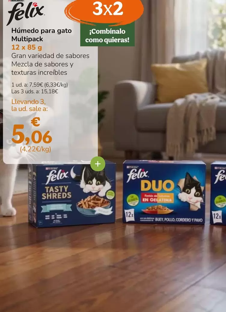 Felix - Humedo Para Gato Multipack