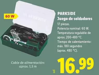 Parkside - Juego De Soldadores