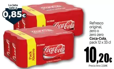 Coca-Cola - Refresco Original, Zero O Zero Zero