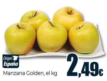 Manzana Golden Origen España
