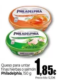 Philadelphia - Queso Para Untar Finas Hierbas/Salmon