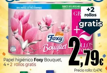 Foxy - Papel Higiénico Bouquet