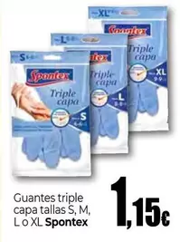 Spontex - Guantes Triple Capa