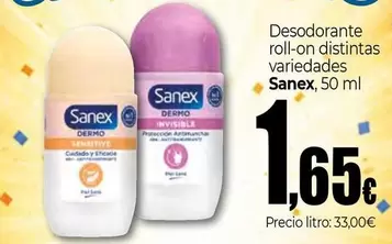 Sanex - Desodorante Roll-On