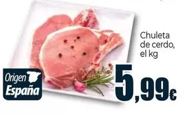 Chuleta De Cerdo Origen España