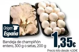 Bandeja De Champiñón Entero O Setas