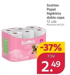 Scottex - Papel Higienico Doble Capa
