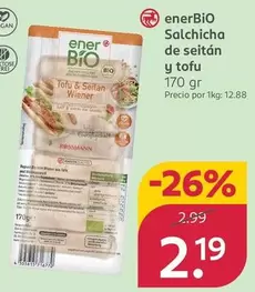 EnerBiO - Salchicha De Seitan Y Tofu