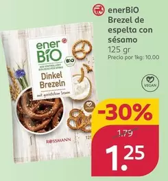EnerBiO - Brezel De Espelta Con Sesamo