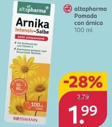 Altapharma - Pomada Con Árnica