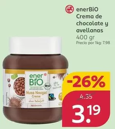 EnerBiO - Crema De Chocolate Y Avellanas