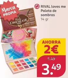 Rival - Loves Me Paleta De Sombras