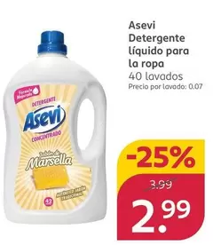 Asevi - Detergente Líquido Para La Ropa