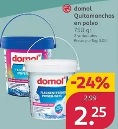 Domol - Quitamanchas En Polvo