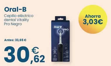 Oral B - Cepillo Electrico Dental Vitality Pro Negro