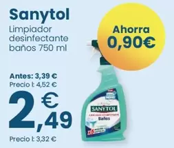 Sanytol - Limpiador Desinfectante Banos