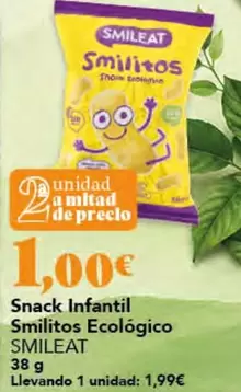 Smileat - Snack Infantil Smillots Ecológico