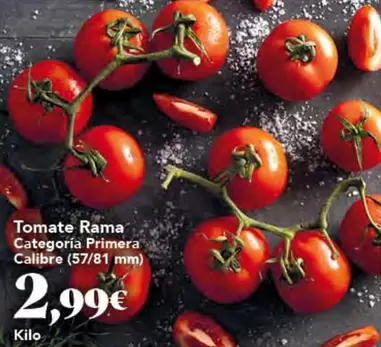 Rama - Tomate Categoria Primera Calibre
