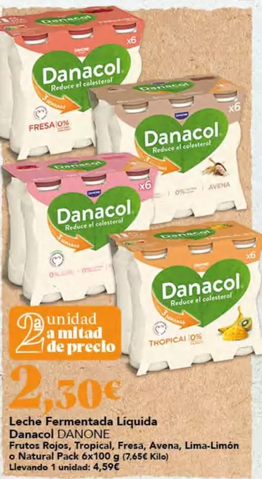 Danacol - Leche Fermentada Líquida