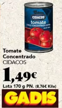 Cidacos - Tomate Concentrado