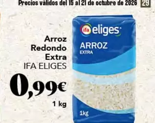 Ifa Eliges - Arroz Redondo Extra