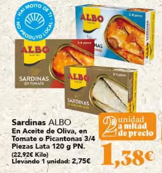 Albo - Sardinas En Aceite De Oliva