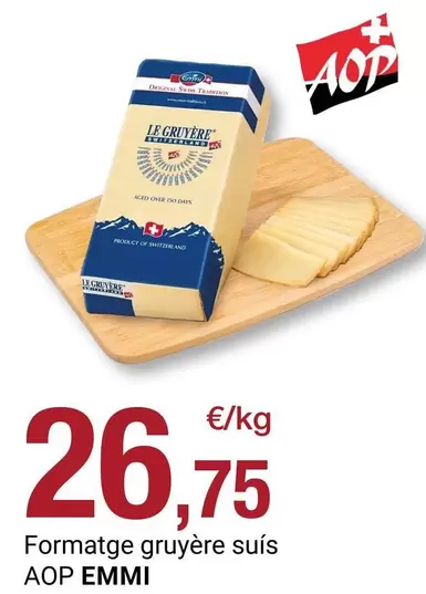 Tradition - Queso Le Completa Formatge Gruyère Suis AOP