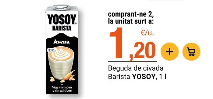 YoSoy - Beguda De Civada Barista