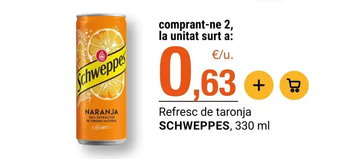 Schweppes - Refresc De Taronja