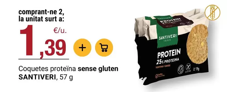 Santiveri - Coquetes Proteína Sense Gluten