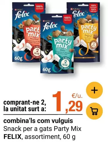 Purina - Snack Per A Gats Party Mix