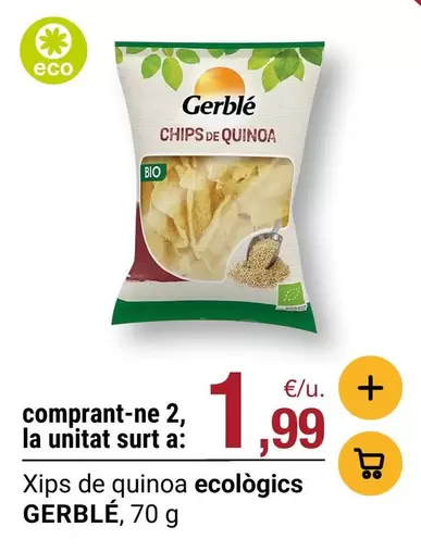 Gerblé - Xips De Quinoa Ecològics