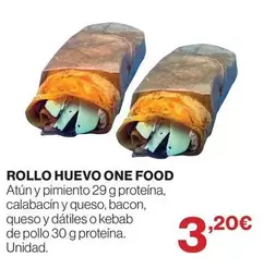 One - Rollo Huevo  Food