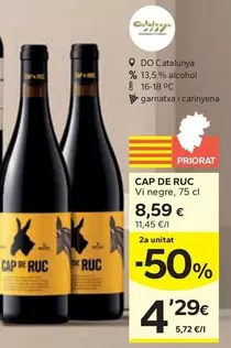 Celler Ronadelles - Cap De Ruc Vi Negre