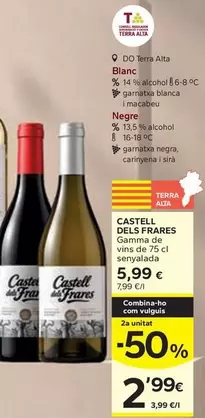 Castell Dels Frares - Gamma De Vins