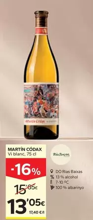 Martín Códax - Vi Blanc