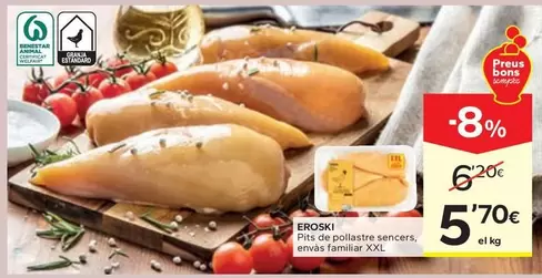 Eroski - Pits De Pollastre Sencers, Envàs Familiar