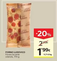 Forno Ludovico - Focaccia Amb Cirerols