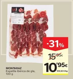 Montaraz - Espatlla Iberica De Gla