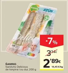 Ñaming - Sandvitx Delicious De Tonyina I Ou Dur