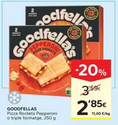 Goodfellas - Pizza Rockets Pepperoni O Triple Formatge