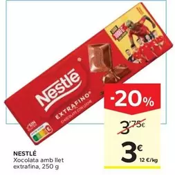 Nestlé - Extrafino Xocolata Amb Llet
